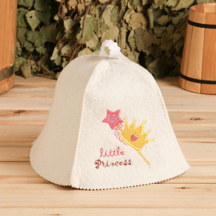Шапка для бани "Little princess" малая
Шапка для бани "Little princess" малая