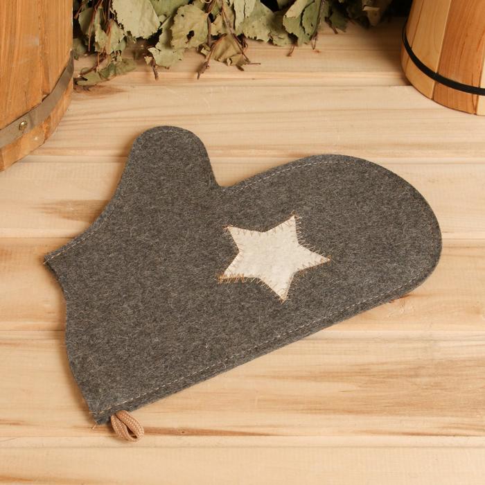 Рукавица для бани "Звезда" темная
Рукавица для бани "Звезда" темная