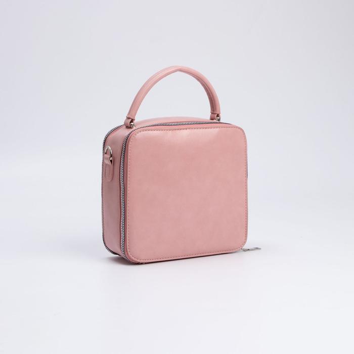 Кросс-боди, 2 отдела на молнии, наружный карман, длинный ремень, цвет розовый
Кросс-боди, 2 отдела на молнии, наружный карман, длинный ремень, цвет розовый