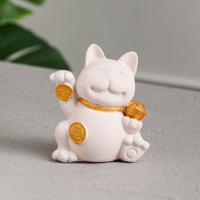 Копилка "Азиатский кот", бежевая, гипс, 11 см
Копилка "Азиатский кот", бежевая, гипс, 11 см