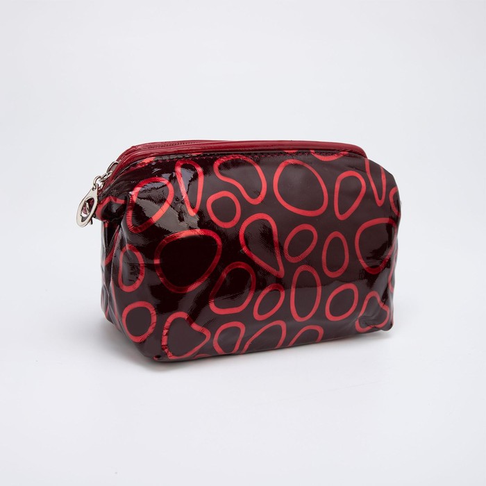 Косметичка на молнии, цвет чёрный/красный
Косметичка на молнии, цвет чёрный/красный