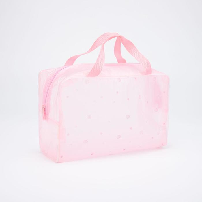 Косметичка ПВХ, отдел на молнии, цвет розовый
Косметичка ПВХ, отдел на молнии, цвет розовый