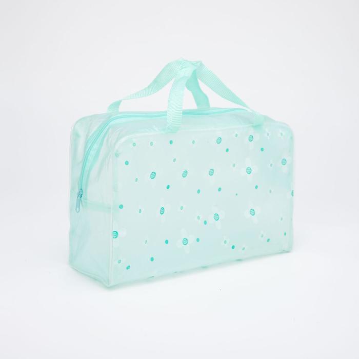 Косметичка ПВХ, отдел на молнии, цвет зелёный
Косметичка ПВХ, отдел на молнии, цвет зелёный