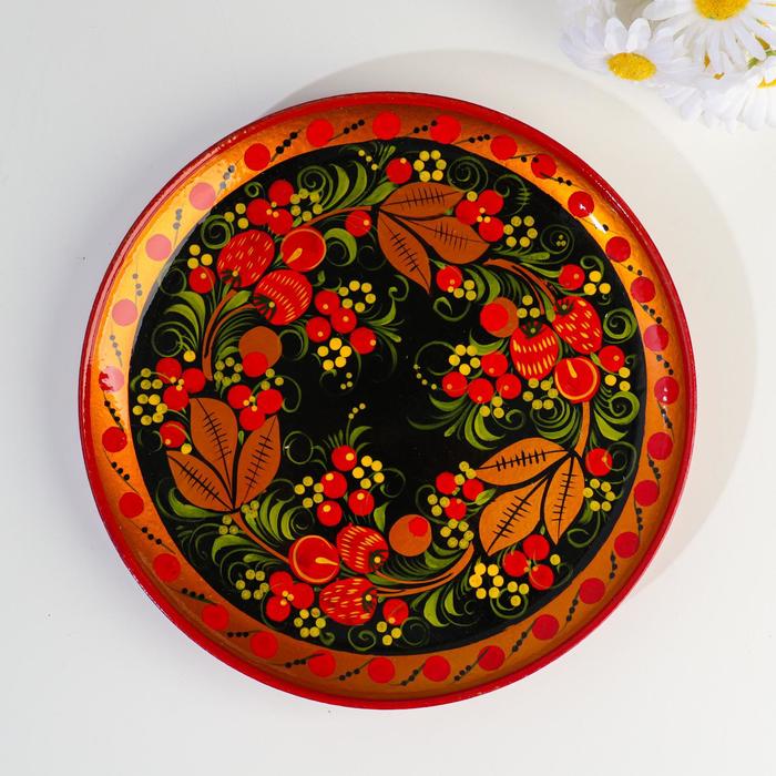Тарелка, D=20см, хохлома
Тарелка, D=20см, хохлома
