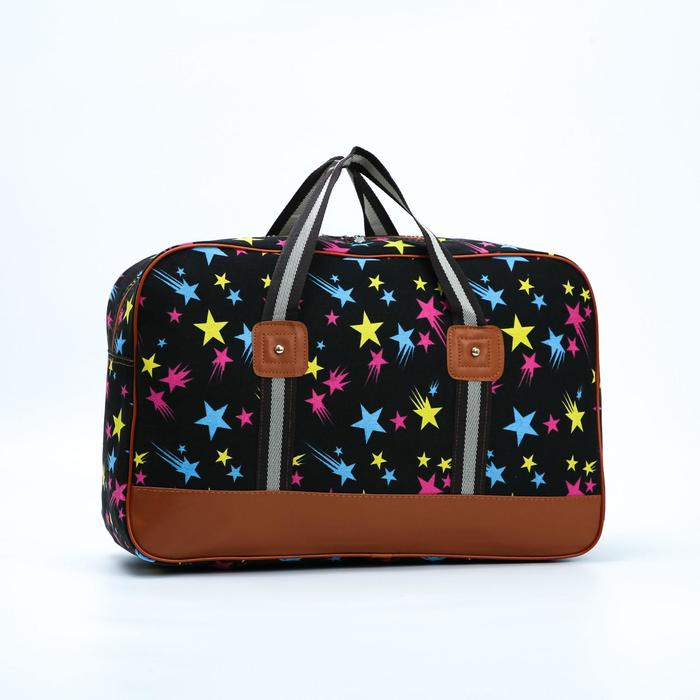 Сумка дорожная, отдел на молнии, цвет чёрный
Сумка дорожная, отдел на молнии, цвет чёрный