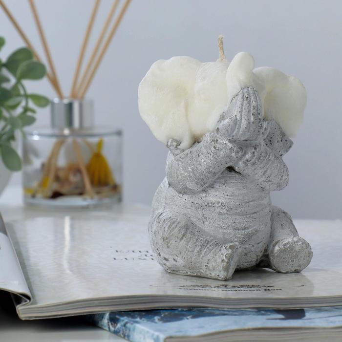 Свеча фигурная на бетоне "Слон", 8х11,5 см, бежевый
Свеча фигурная на бетоне "Слон", 8х11,5 см, бежевый