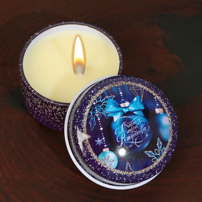 Новогодняя свеча в железной банке «Игрушка», аромат ваниль, 4,5 х 4,5 х 2,5 см.
Новогодняя свеча в железной банке «Игрушка», аромат ваниль, 4,5 х 4,5 х 2,5 см.