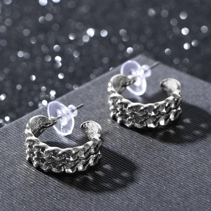 Серьги-кольца "Ажур" изящество, цвет серебро
Серьги-кольца "Ажур" изящество, цвет серебро