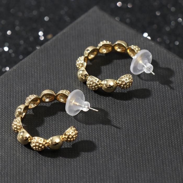 Серьги металл "Ряд шаров", цвет золото 
Серьги металл "Ряд шаров", цвет золото