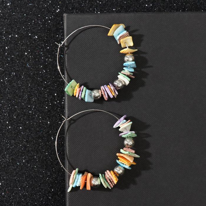 Серьги-кольца "Ракушка" наслаждение, цветной в серебре
Серьги-кольца "Ракушка" наслаждение, цветной в серебре