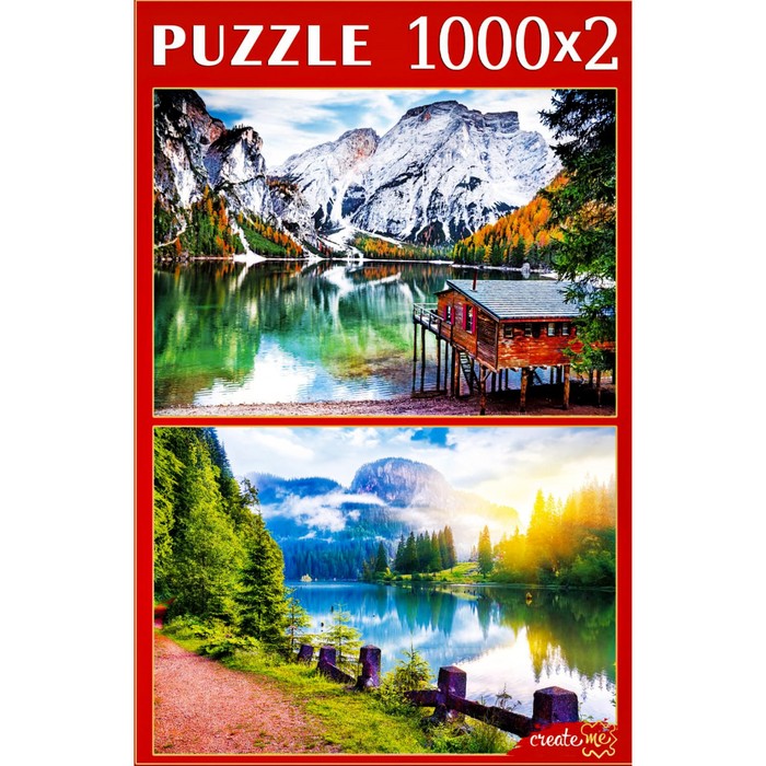 Наборы пазлов 2 в 1 «Восхитительные озёра», 1000 + 1000 элементов
Наборы пазлов 2 в 1 «Восхитительные озёра», 1000 + 1000 элементов