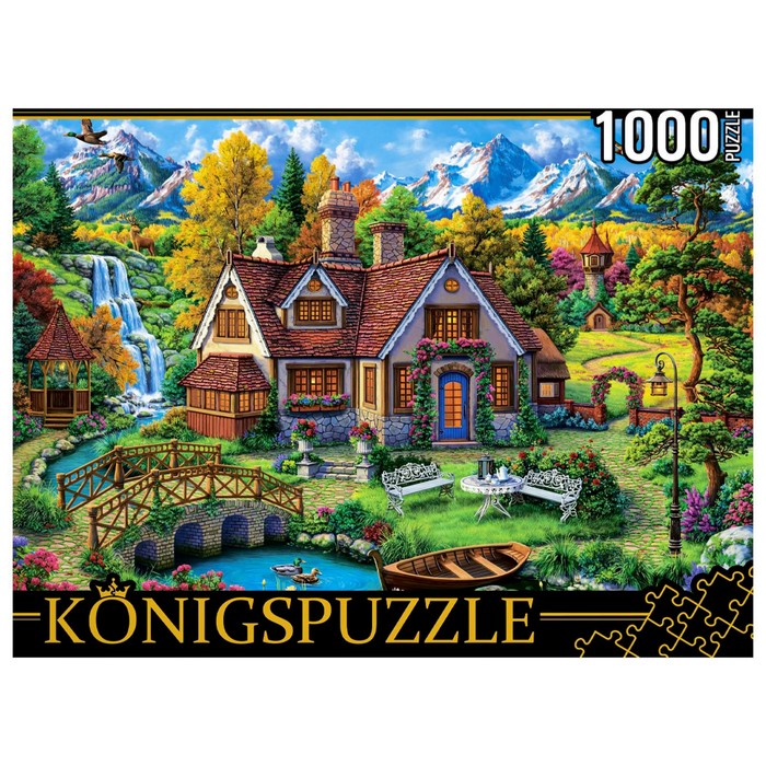 Пазлы «Волшебный домик в горах», 1000 элементов
Пазлы «Волшебный домик в горах», 1000 элементов