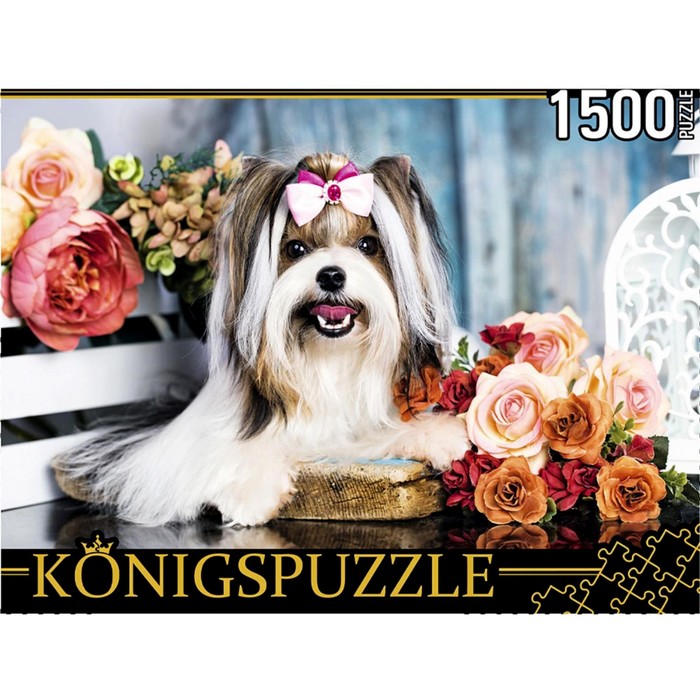 Пазлы «Йокширский терьер в цветах», 1500 элементов
Пазлы «Йокширский терьер в цветах», 1500 элементов