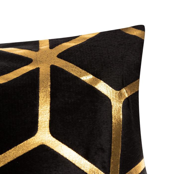 фото Чехол на подушку этель "соты" 40 х 40 см, велюр