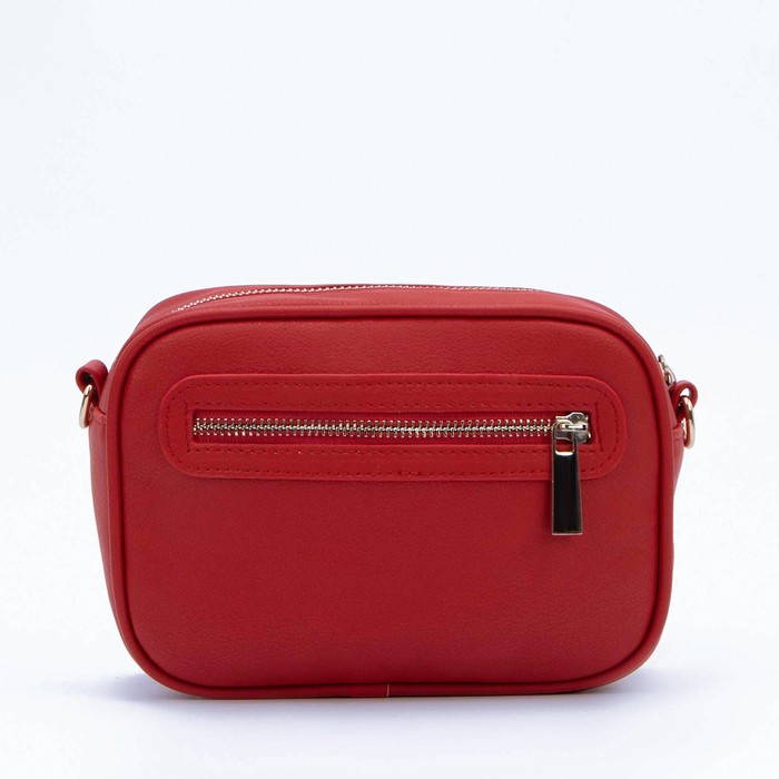Кросс-боди, отдел на молнии, наружный карман, цвет красный
Кросс-боди, отдел на молнии, наружный карман, цвет красный