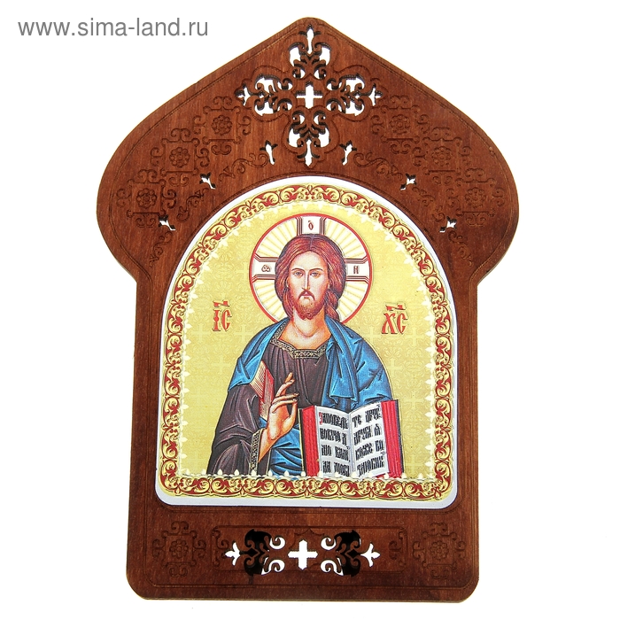 Ажурная икона на подставке "Господь Вседержитель"
Ажурная икона на подставке "Господь Вседержитель"