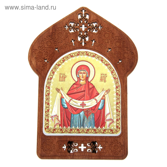 Ажурная икона на подставке "Покров Пресвятой Богородицы"
Ажурная икона на подставке "Покров Пресвятой Богородицы"