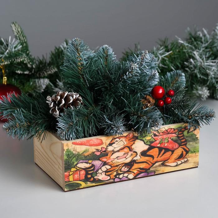 Кашпо деревянное "Символ года 2022.Два тигра" 24х14х9 см
Кашпо деревянное "Символ года 2022.Два тигра" 24х14х9 см