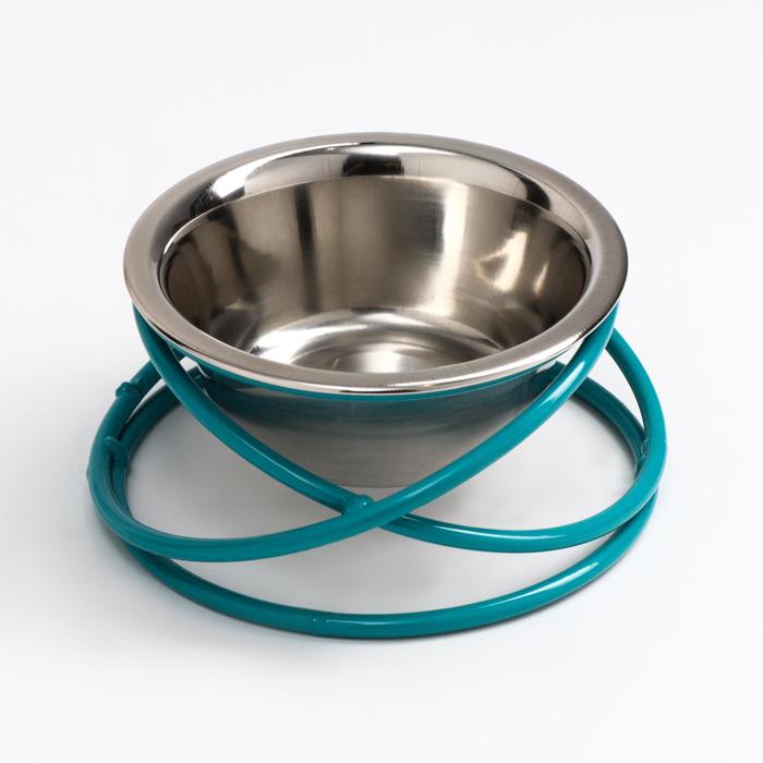 Миска напольная для животных металлическая D-12 x 8 см, 180мл, морская волна
Миска напольная для животных металлическая D-12 x 8 см, 180мл, морская волна