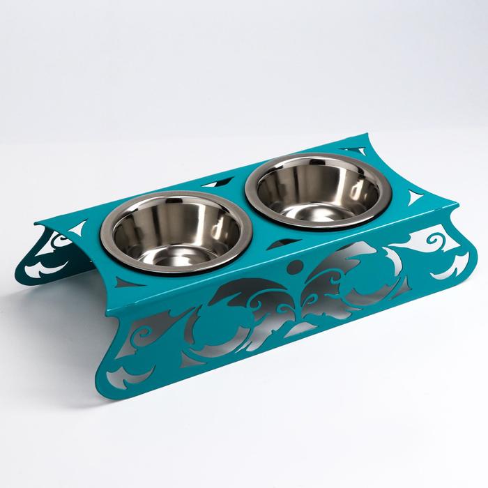 Миска напольная для животных двойнаяD-14 x 8 см, 350мл, морская волна
Миска напольная для животных двойнаяD-14 x 8 см, 350мл, морская волна