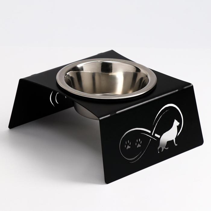 Миска напольная металл. д/животных 1 мет миска /D-14см 350мл, выс.8см черный
Миска напольная металл. д/животных 1 мет миска /D-14см 350мл, выс.8см черный