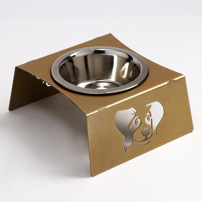 Миска напольная металл. д/ животных 1 мет миска /D-12см 180мл, выс.9см золотой
Миска напольная металл. д/ животных 1 мет миска /D-12см 180мл, выс.9см золотой