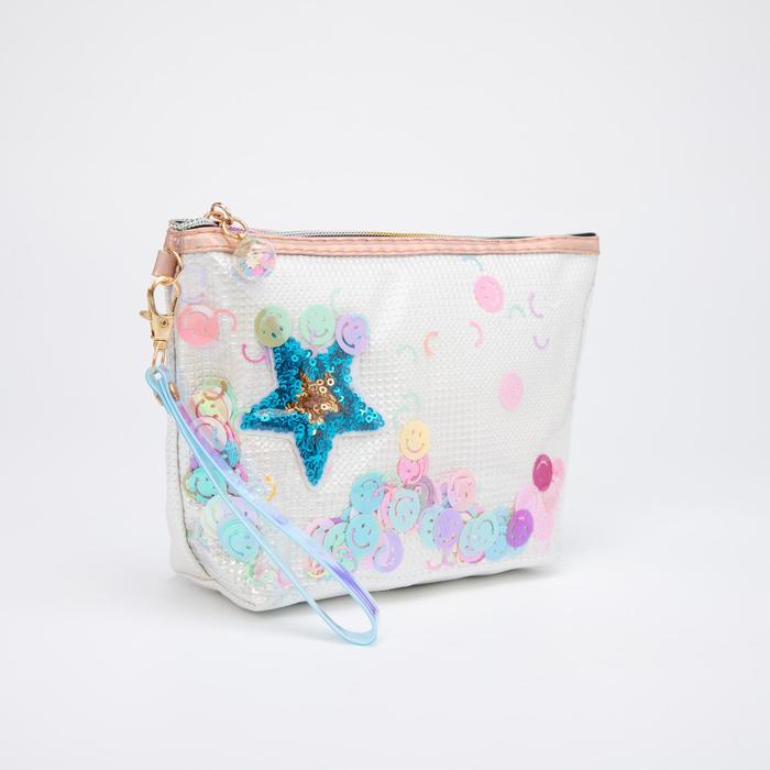 Косметичка на молнии, с ручкой, цвет белый
Косметичка на молнии, с ручкой, цвет белый