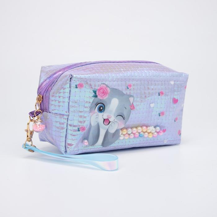 Косметичка дорожная, отдел на молнии, с ручкой, цвет сиреневый, «Котик»
Косметичка дорожная, отдел на молнии, с ручкой, цвет сиреневый, «Котик»