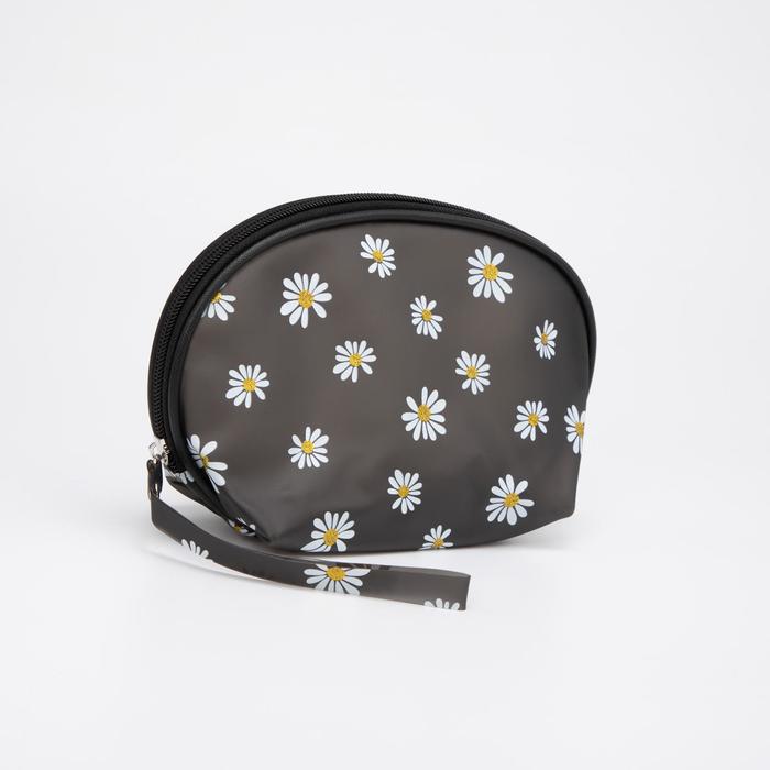 Косметичка на молнии, с ручкой, цвет чёрный
Косметичка на молнии, с ручкой, цвет чёрный