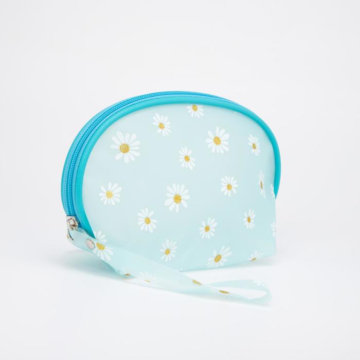 Косметичка на молнии, с ручкой, цвет голубой
Косметичка на молнии, с ручкой, цвет голубой