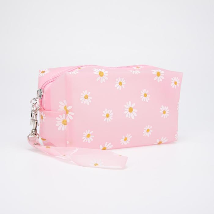 Косметичка на молнии, с ручкой, цвет розовый
Косметичка на молнии, с ручкой, цвет розовый
