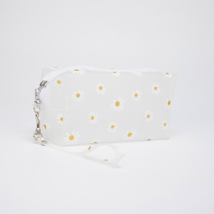 Косметичка на молнии, с ручкой, цвет белый
Косметичка на молнии, с ручкой, цвет белый