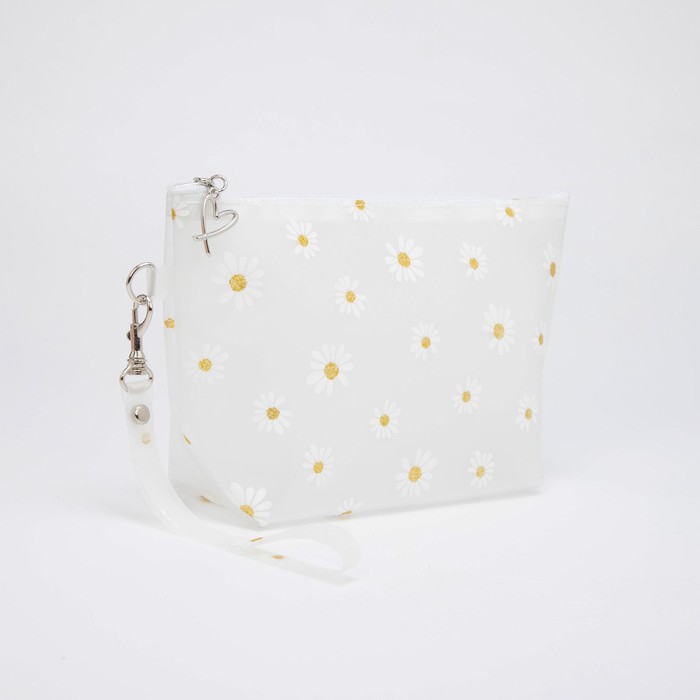 Косметичка на молнии, с ручкой, цвет белый
Косметичка на молнии, с ручкой, цвет белый