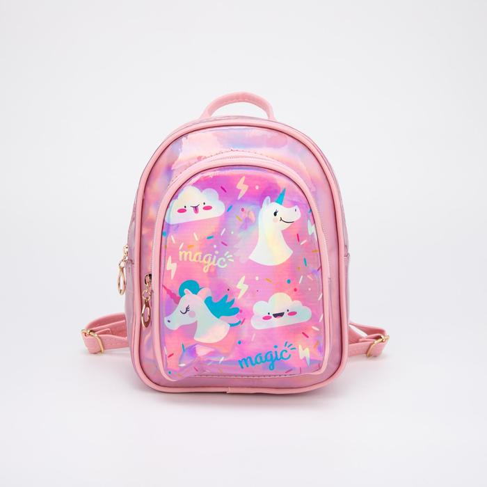 Рюкзак детский, отдел на молнии, наружный карман, цвет розовый
Рюкзак детский, отдел на молнии, наружный карман, цвет розовый