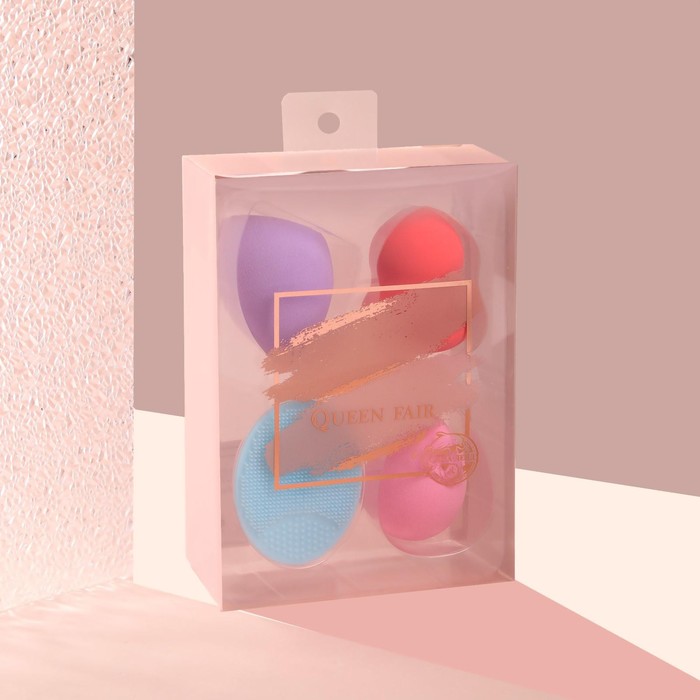 Набор спонжей для нанесения косметики, с щёткой, увеличиваются при намокании, 3 шт, цвет МИКС
Набор спонжей для нанесения косметики, с щёткой, увеличиваются при намокании, 3 шт, цвет МИКС