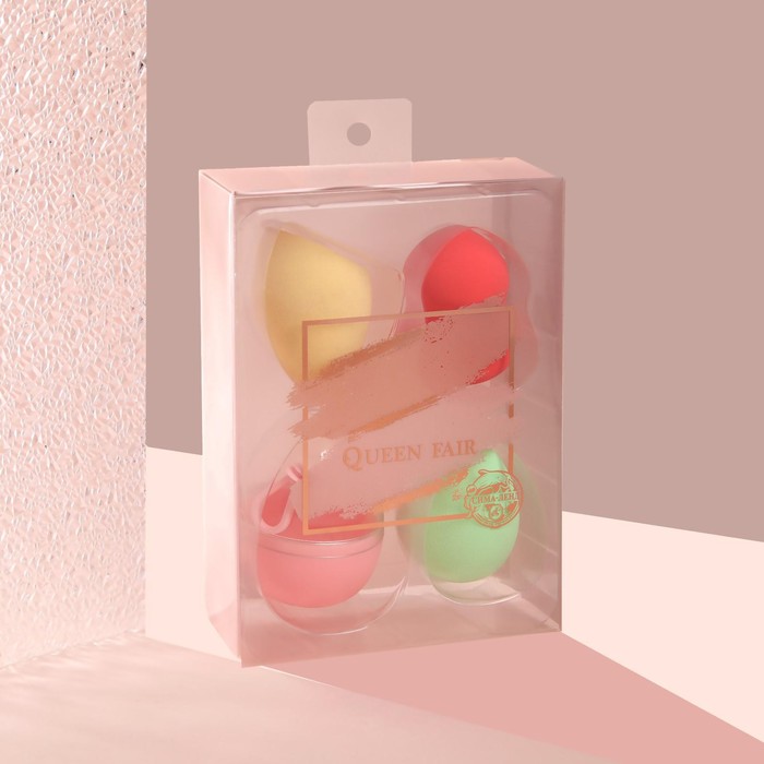 Набор спонжей для нанесения косметики, с футляром, увеличиваются при намокании, 3 шт, цвет МИКС
Набор спонжей для нанесения косметики, с футляром, увеличиваются при намокании, 3 шт, цвет МИКС