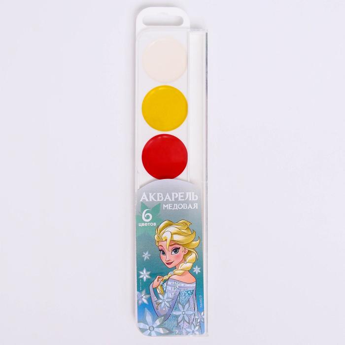 Акварель медовая «Эльза» Холодное сердце, 6 цветов, без кисти
Акварель медовая «Эльза» Холодное сердце, 6 цветов, без кисти