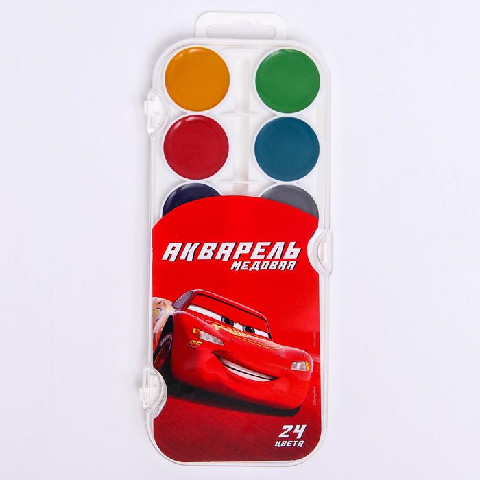 Акварель медовая «Тачки», 24 цвета, без кисти
Акварель медовая «Тачки», 24 цвета, без кисти