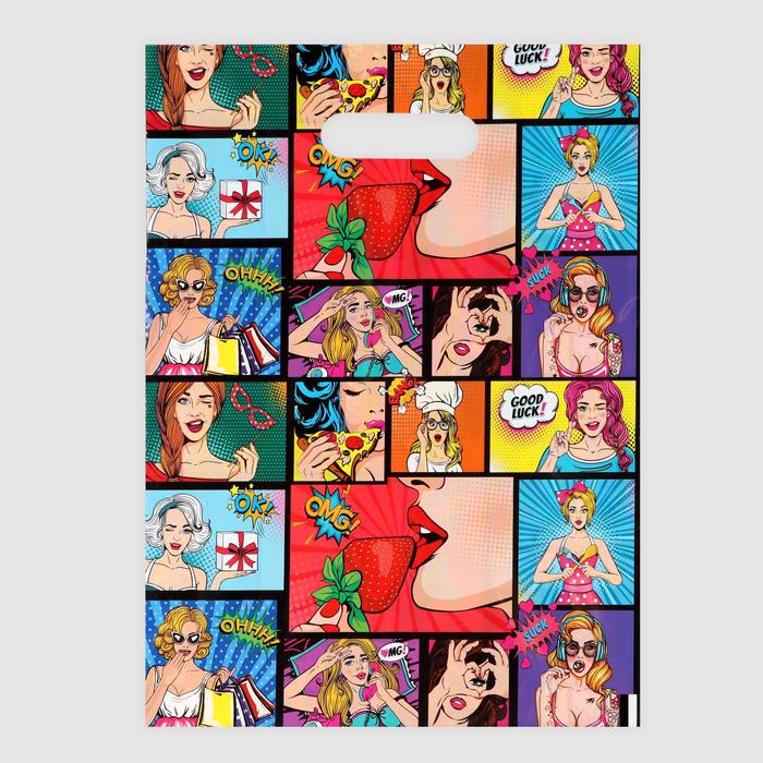Пакет полиэтиленовый с вырубной ручкой "POP ART", клубничка, 50 мкм 30 х 40 см
Пакет полиэтиленовый с вырубной ручкой "POP ART", клубничка, 50 мкм 30 х 40 см
