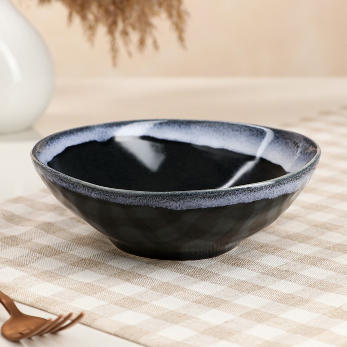 Тарелка "Обеденная", глубокая, графит, матовая, 0.7 л 
Тарелка "Обеденная", глубокая, графит, матовая, 0.7 л