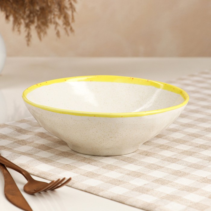 Тарелка "Обеденная", капучино yellow, 0.7 л
Тарелка "Обеденная", капучино yellow, 0.7 л