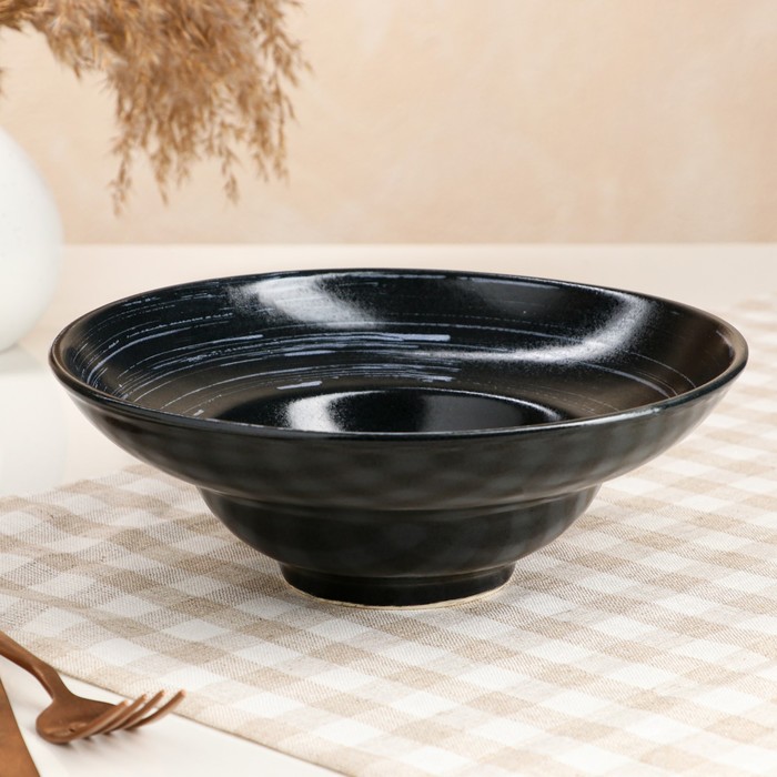 Тарелка для пасты глубокая "Тотал графит плюс", матовая, 500 мл
Тарелка для пасты глубокая "Тотал графит плюс", матовая, 500 мл