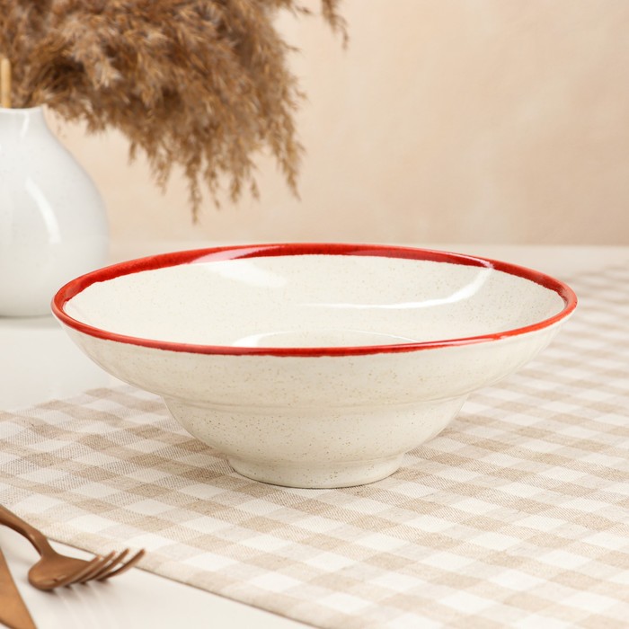 Тарелка для пасты глубокая "Капучино Red", 500 мл
Тарелка для пасты глубокая "Капучино Red", 500 мл