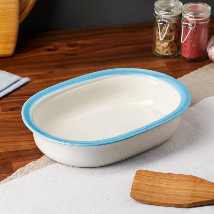 Форма для запекания керамическая "Овал", капучино blue, 24х17х5 см, 970 мл
Форма для запекания керамическая "Овал", капучино blue, 24х17х5 см, 970 мл