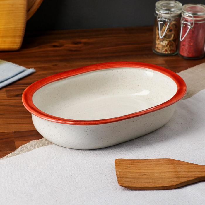 Форма для запекания керамическая "Овал", капучино red, 24х17х5 см, 970 мл
Форма для запекания керамическая "Овал", капучино red, 24х17х5 см, 970 мл