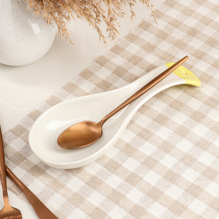 Подставка под ложку "Капучино Yellow", 24 см
Подставка под ложку "Капучино Yellow", 24 см