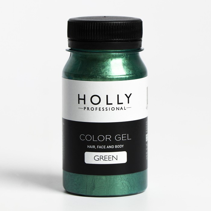 Декоративный гель для волос, лица и тела COLOR GEL Holly Professional, Green, 100 мл
Декоративный гель для волос, лица и тела COLOR GEL Holly Professional, Green, 100 мл