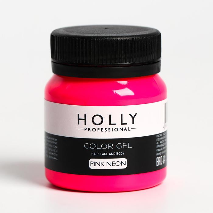 Декоративный гель для волос, лица и тела COLOR GEL Holly Professional, Pink Neon, 50 мл
Декоративный гель для волос, лица и тела COLOR GEL Holly Professional, Pink Neon, 50 мл