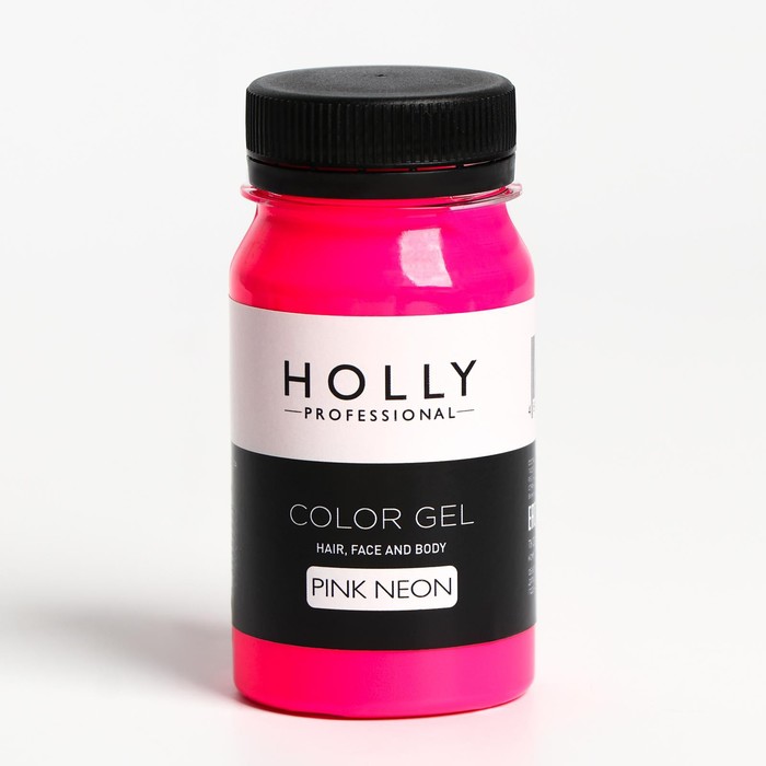 Декоративный гель для волос, лица и тела COLOR GEL Holly Professional, Pink Neon, 100 мл
Декоративный гель для волос, лица и тела COLOR GEL Holly Professional, Pink Neon, 100 мл