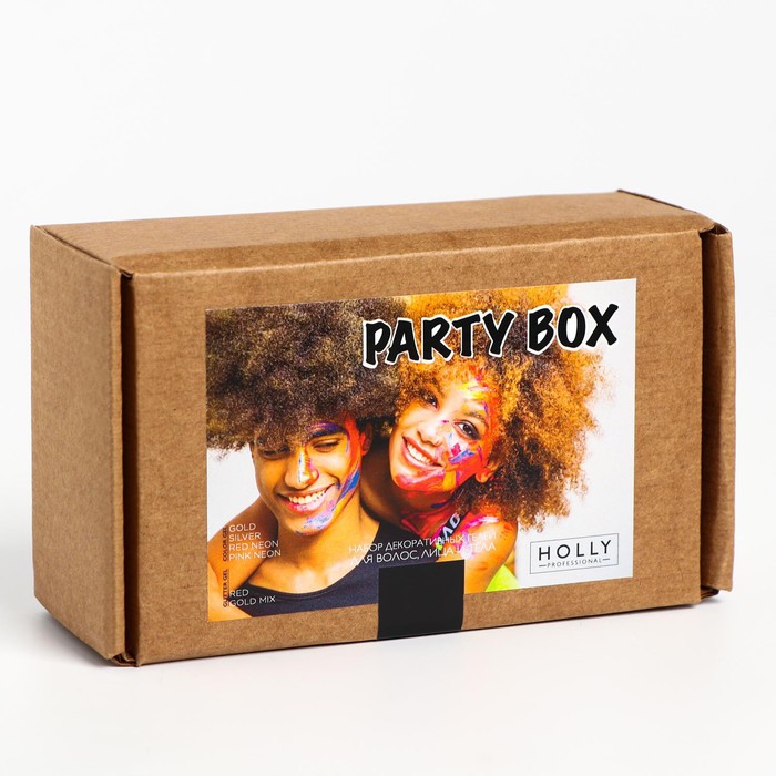 Набор декоративных гелей для волос, лица и тела Holly Professional PARTY BOX, 6 шт, 120 мл
Набор декоративных гелей для волос, лица и тела Holly Professional PARTY BOX, 6 шт, 120 мл